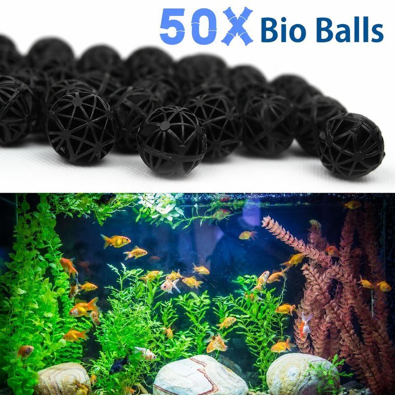 Aquarium Fish Marine - 50 Buah Bola Filter Bio Akuarium