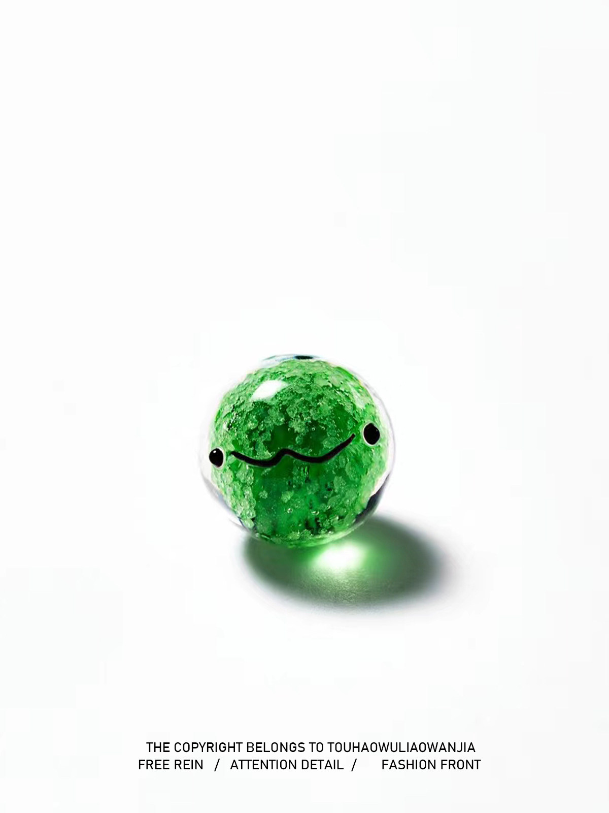 Aquarium Fish Japan - Bola Kaca Marimo Bercahaya Transparan Ornamen