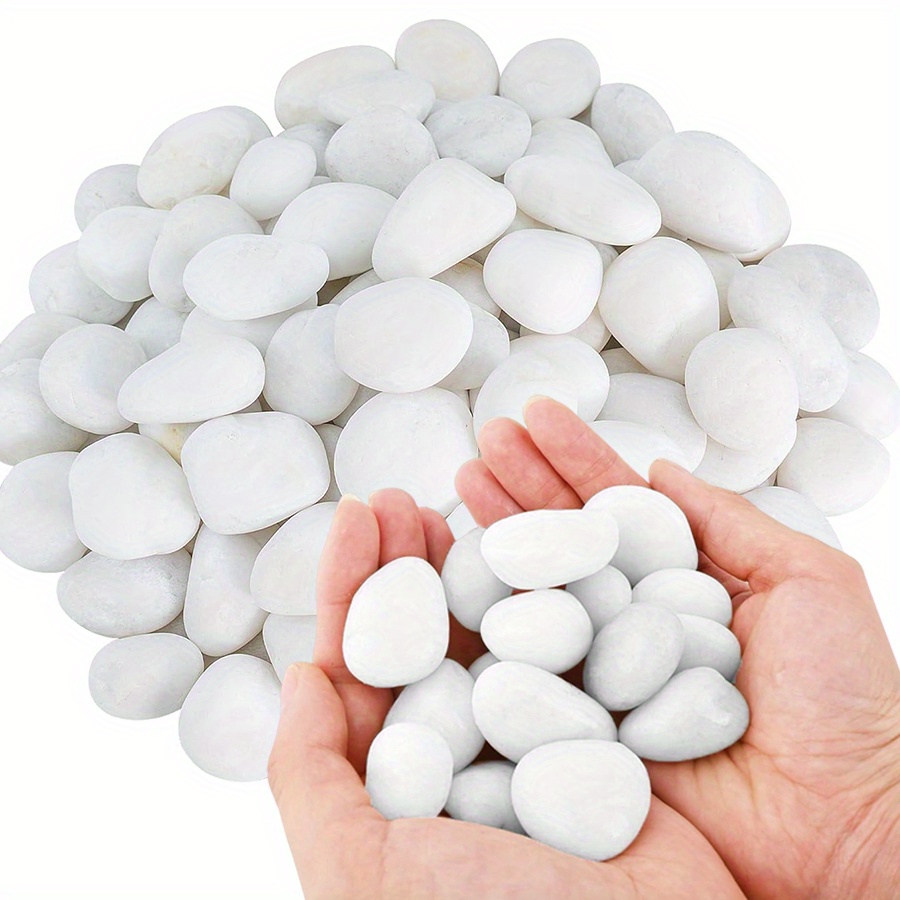 Aquarium Fish To Buy - 200/400g Batu Kerikil Putih Poles Tinggi