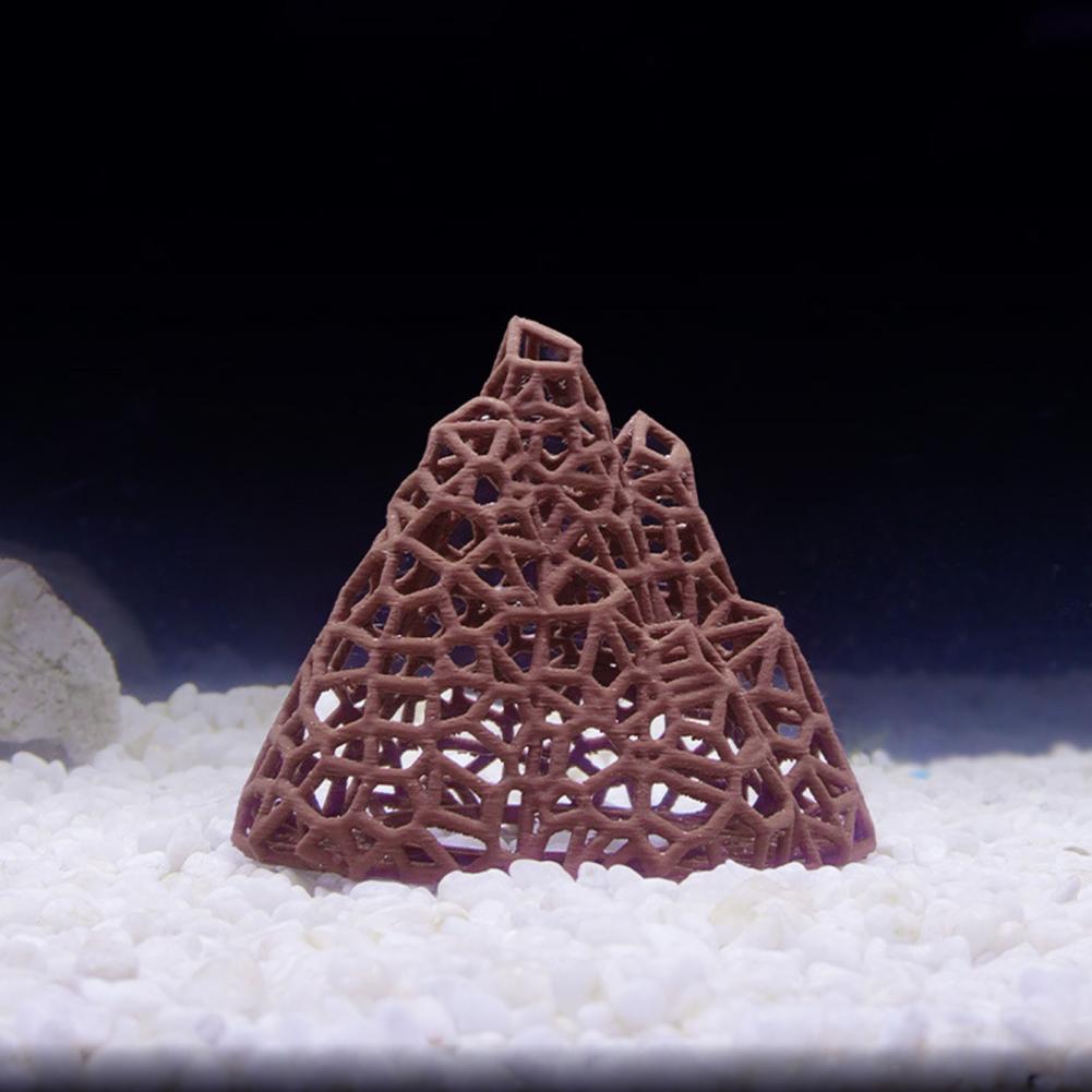 Fish In Aquarium Picture - Ornamen Lanskap Akuarium Dekorasi Gunung Akuarium