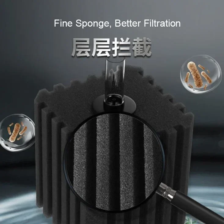 Filter spons Bio besar baru un - Aquarium Fish Big ulasan dan harga