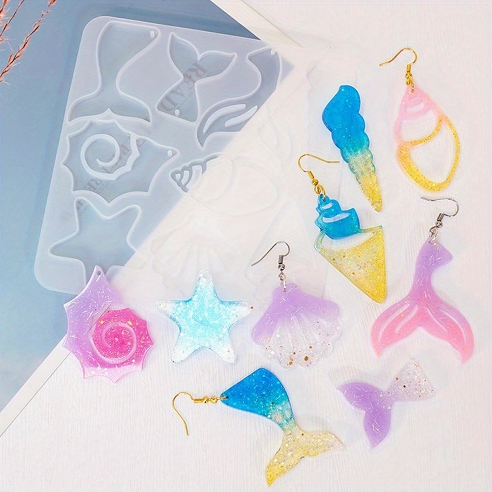 Set Cetakan Anting dan Liontin - Aquarium Fish Marine ulasan dan harga