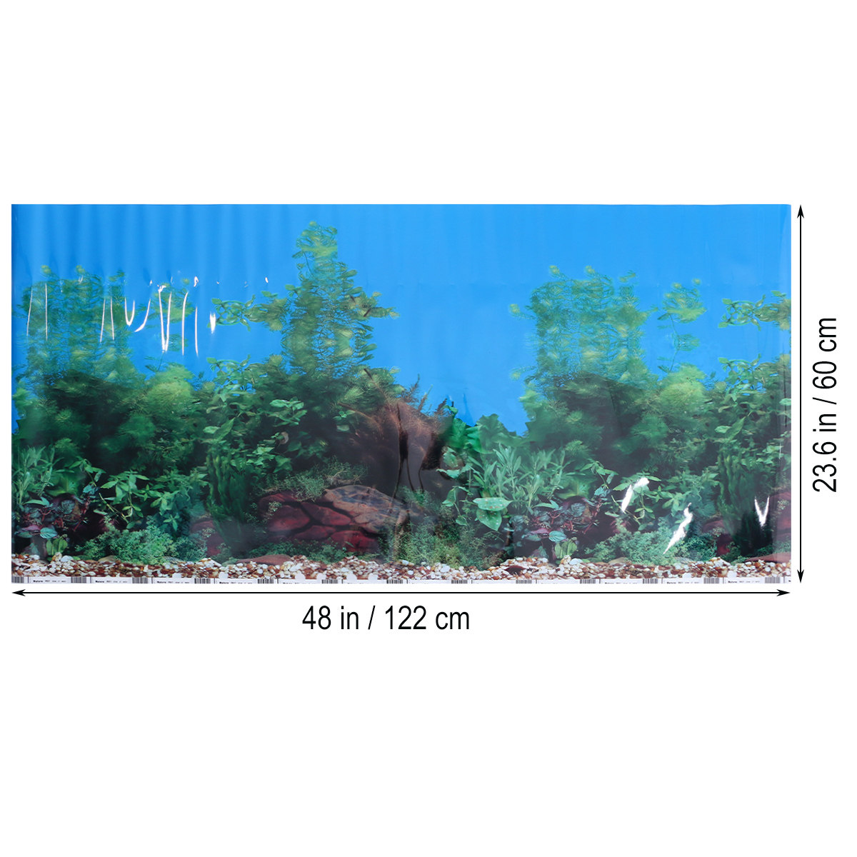 3 D Wallpaper Latar Belakang u - Fish In Aquarium Picture ulasan dan harga