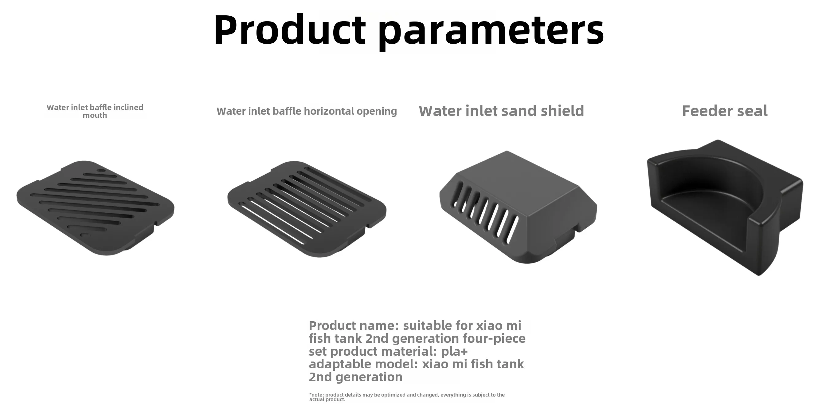 4 Buah/Set untuk Xiaomi Mijia  - Aquarium Xiaomi ulasan dan harga