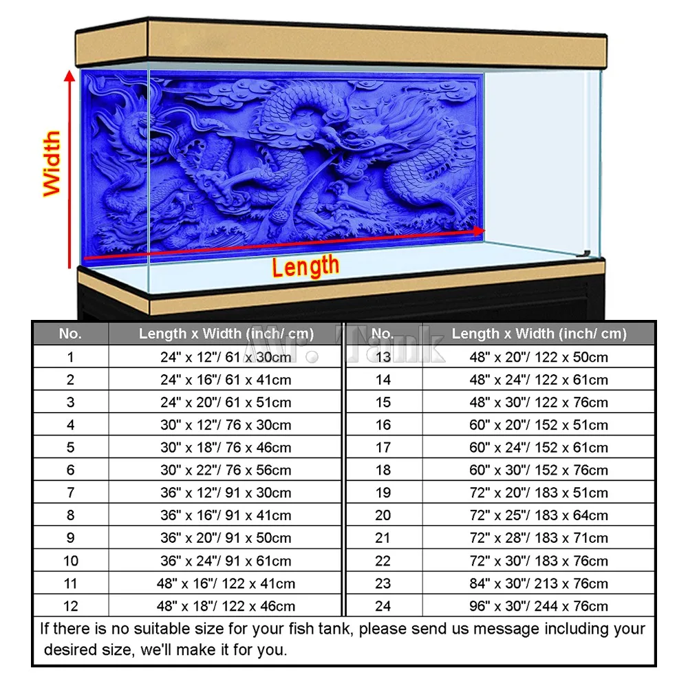 Ukuran Kustom Latar Belakang A - Aquarium Fish Poster ulasan dan harga