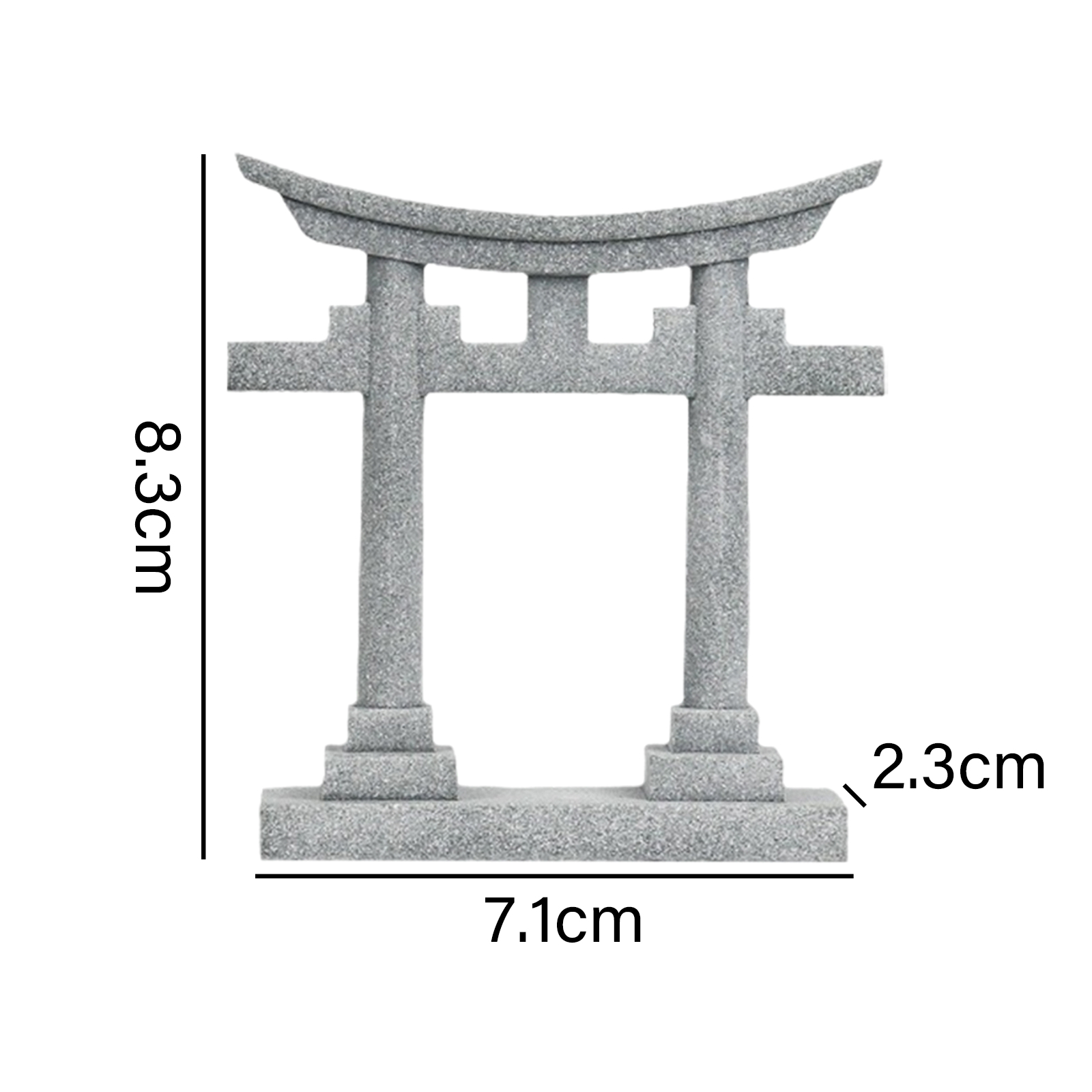 Patung Model Kuil Gerbang Tori - Aquarium Fish Japan ulasan dan harga