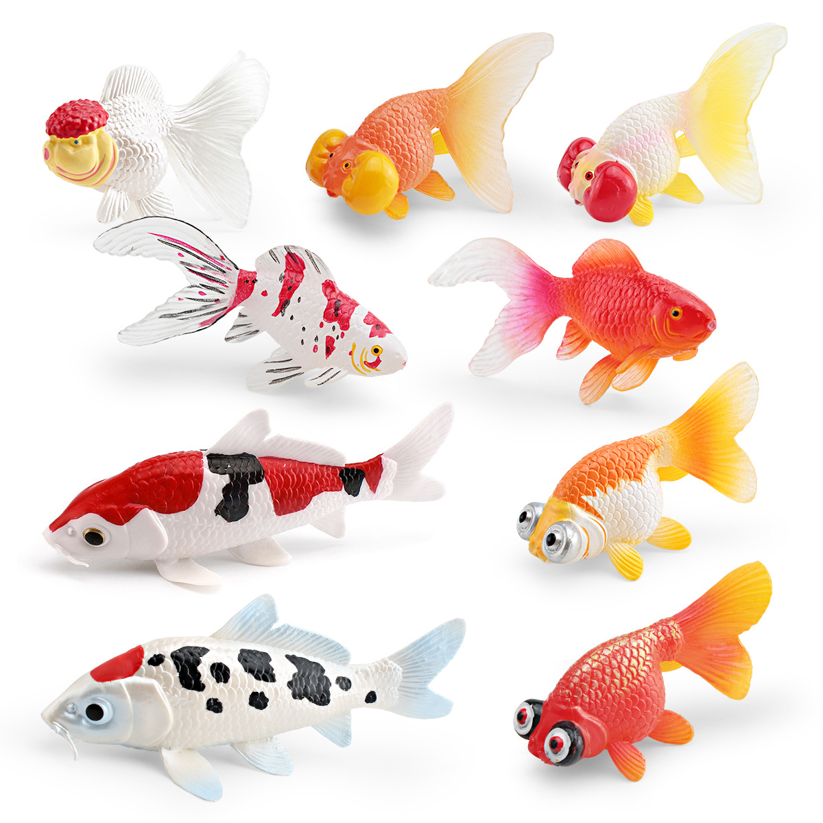 Ikan Mas Plastik Berwarna-warn - Fish In Aquarium Picture ulasan dan harga