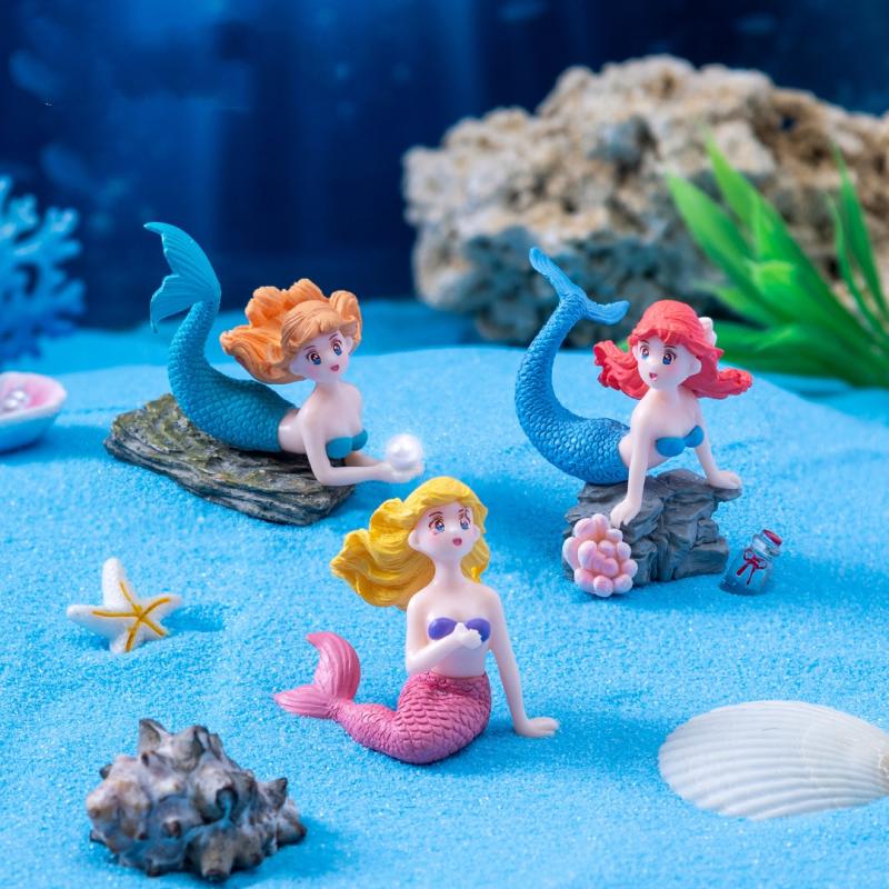 4 Buah Patung Miniatur Hiasan  - Aquarium Fish To Buy ulasan dan harga
