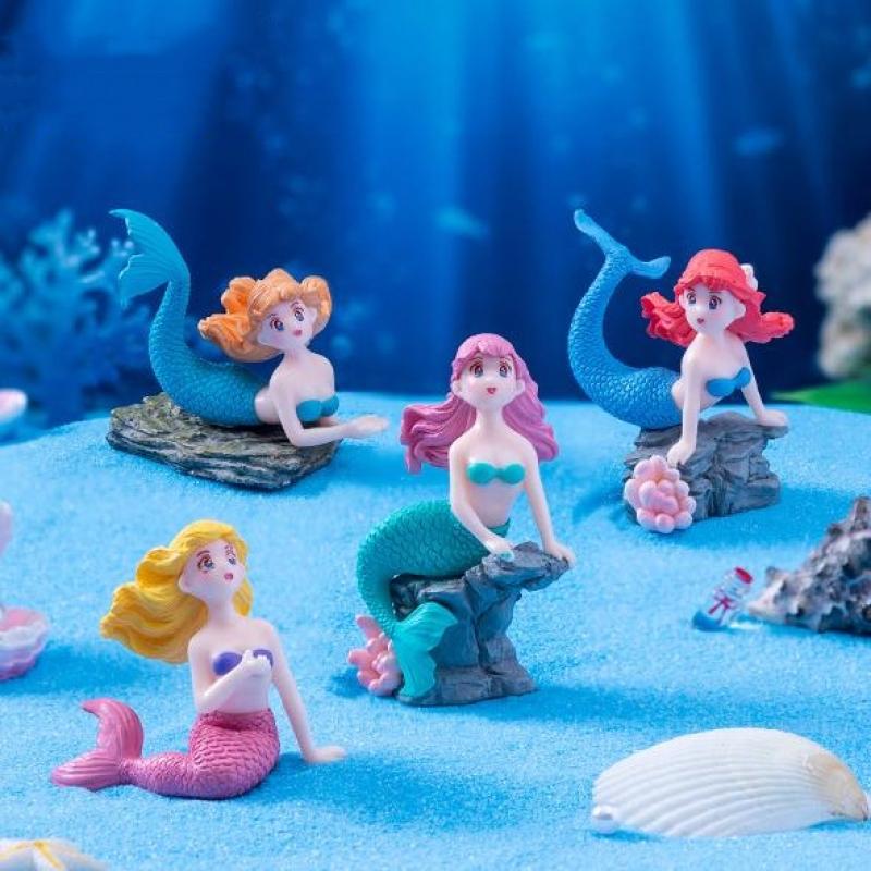 4 Buah Patung Miniatur Hiasan  - Aquarium Fish To Buy ulasan dan harga