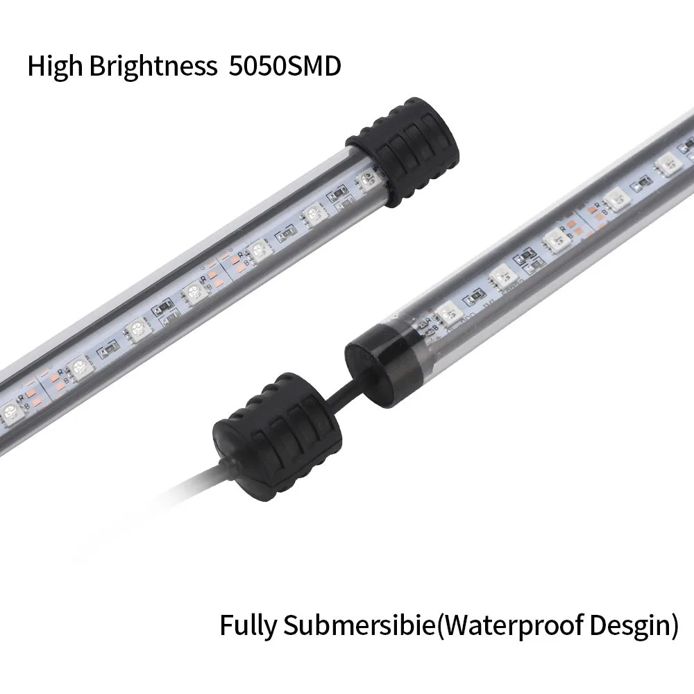Tahan Air LED RGB Lampu Akuari - Fish In Aquarium Picture ulasan dan harga