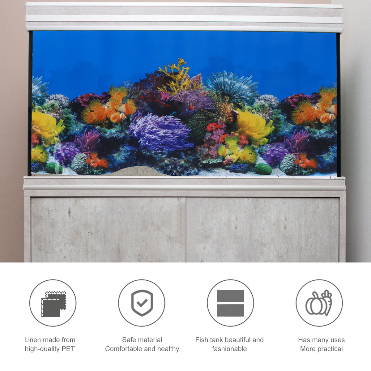 Stiker Latar Belakang Akuarium - Aquarium Fish Wallpaper Hd ulasan dan harga