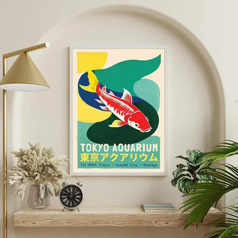 Poster Ikan Estetika Jepang Ak - Aquarium Fish Japan ulasan dan harga
