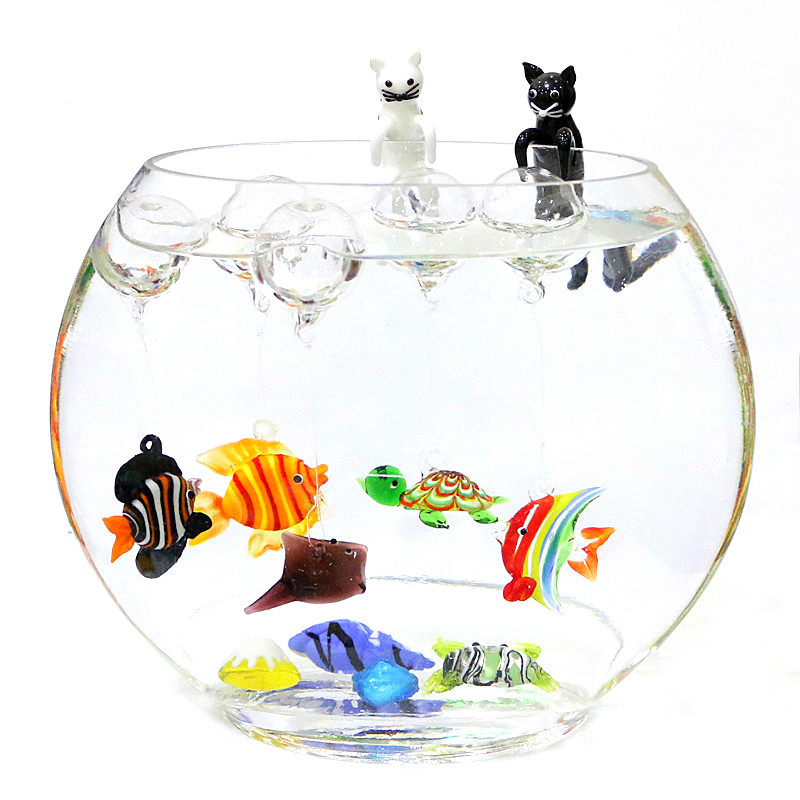Baru Kustom Mengambang Kaca Ge - Aquarium Fish Japan ulasan dan harga