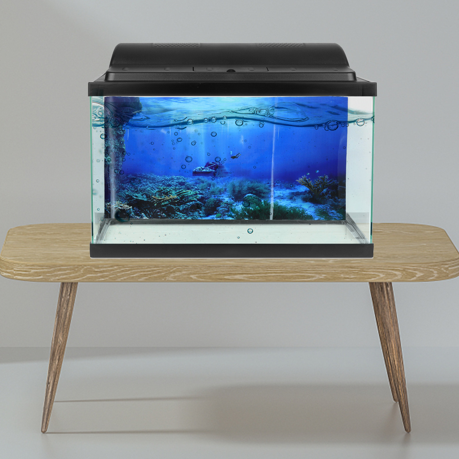 Stiker Latar Belakang Wallpape - Fish In Aquarium Picture ulasan dan harga