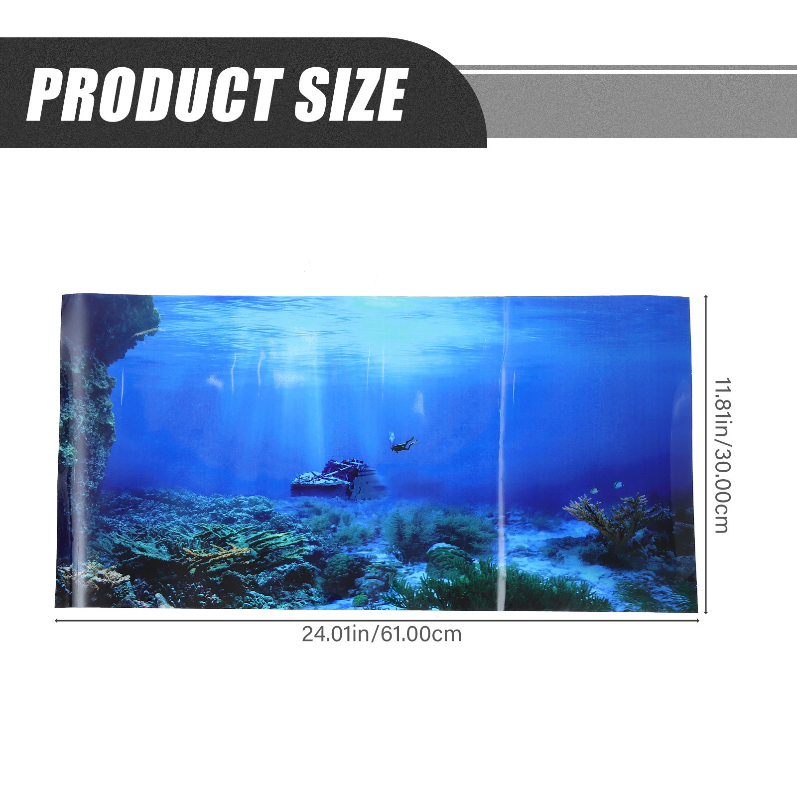 Stiker Latar Belakang Wallpape - Fish In Aquarium Picture ulasan dan harga