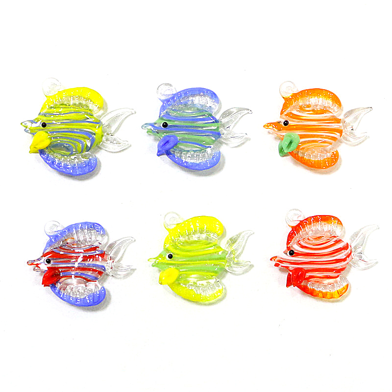 2 kotak kaca liontin kecil ika - Aquarium Fish Marine ulasan dan harga