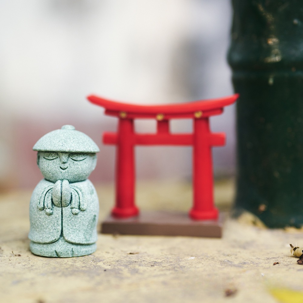 Patung Buddha Jepang Ornamen M - Aquarium Fish Japan ulasan dan harga