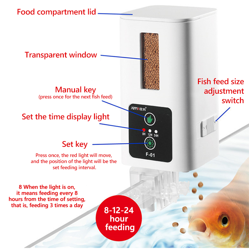 Pemberi makan akuarium 400ml,  - Aquarium Fish Big ulasan dan harga